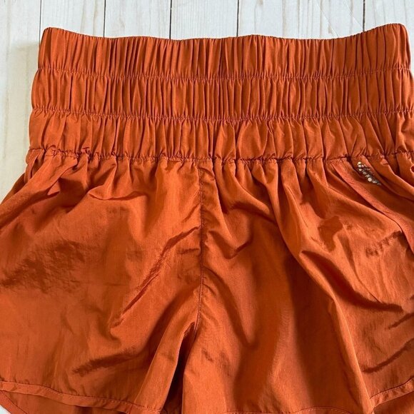 FP Movement Women's The Way Home Shorts Relaxed Fit Pull On Russet Orange Medium - Picture 3 of 12